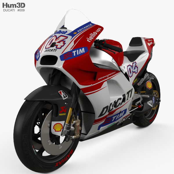 Ducati Desmosedici GP15 2015 3D 모델 
