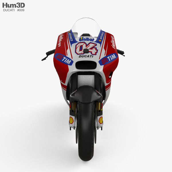 Ducati Desmosedici GP15 2015 3D model - Vehicles on Hum3D
