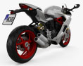 Ducati Supersport S with HQ dashboard 2017 Modelo 3d vista traseira