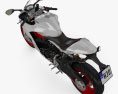 Ducati Supersport S 2017 3D-Modell Draufsicht