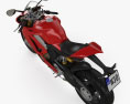 Ducati Panigale V4S 2018 3D模型 顶视图