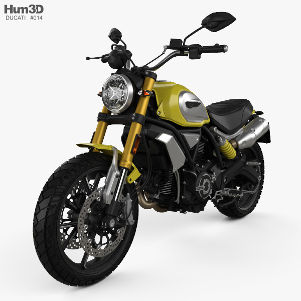 Ducati Scrambler 1100 2018 3Dモデル