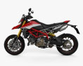 Ducati Hypermotard 950SP 2019 3D-Modell Seitenansicht