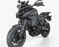 Ducati Multistrada 950 2018 3d model wire render