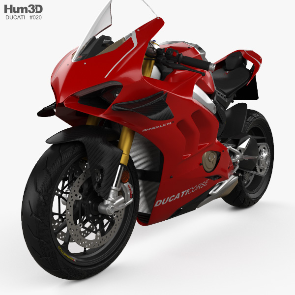 Ducati Panigale V4R 2019 Modello 3D