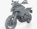 Ducati Multistrada 1260 Enduro 2019 3d model clay render