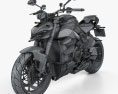 Ducati Streetfighter V4 2020 3D модель wire render
