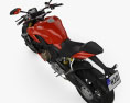 Ducati Streetfighter V4 2020 3D-Modell Draufsicht