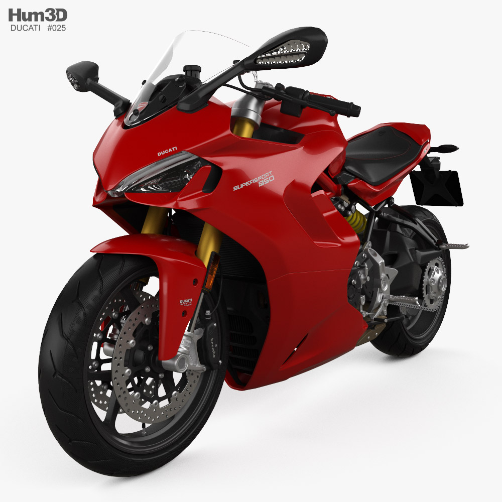 Ducati SuperSport 950 2023 Modelo 3D