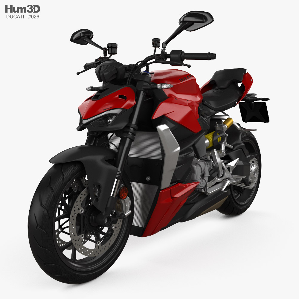 Ducati Streetfighter V2 2023 3D 모델 