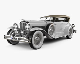 Duesenberg SJ Phaeton LWB LaGrande 1935 3D model