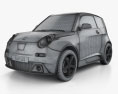 E.GO Life 2020 3d model wire render