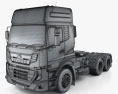 Eicher Pro 8049 Heavy Duty Tractor Truck 2014 3d model wire render