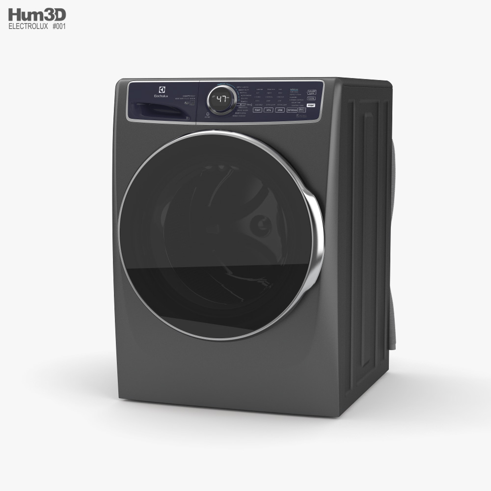Electrolux フロントロード洗濯機 Titanium 3Dモデル