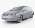 Emgrand EC7-RV 2014 Modelo 3D clay render