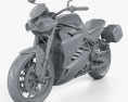 Energica Eva 2019 3d model clay render