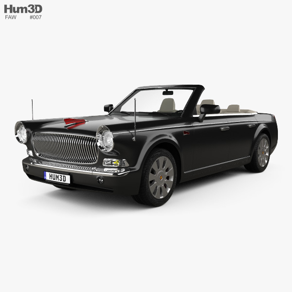 FAW Hongqi L5 cabriolet 2018 3D model