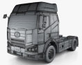FAW J6 Tractor Truck 2015 3d model wire render