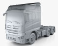 FAW J7 Tractor Truck 2021 3d model clay render
