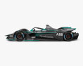 FIA Gen2 Formula E 2019 3D-Modell Seitenansicht