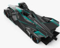 FIA Gen2 Formula E 2019 3D模型 顶视图