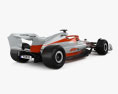 FIA F1 Car 2022 3D-Modell Rückansicht