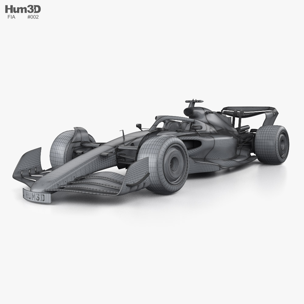 FIA F1 Car 2022 3D model - Vehicles on Hum3D