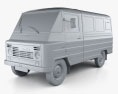 FSC Zuk (A07) Van 1975 3d model clay render