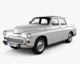 3D model of FSO Warszawa 223 1964