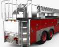 Ferrara Ultra HD-100 Rear Mount Aerial Ladder Fire Truck 2016 3d model