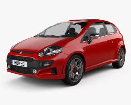 Fiat Punto Evo Abarth 2012 3D model