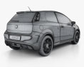 Fiat Punto Evo Abarth 2012 Modelo 3D
