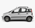 Fiat Panda 2012 Modelo 3D vista lateral