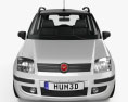Fiat Panda 2012 Modelo 3D vista frontal