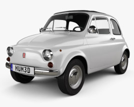 Fiat 500 1970 3D模型
