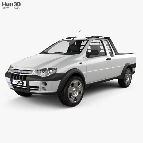 Fiat Strada III 2004 3D model