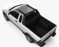 Fiat Strada III 2004 3D-Modell Draufsicht