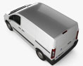 Fiat Scudo Furgon ShortWheelbase 4-Türer 2011 3D-Modell Draufsicht