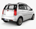 Fiat Idea 2015 Modèle 3d vue arrière