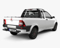 Fiat Strada Crew Cab Sporting 2014 3d model back view