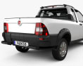 Fiat Strada Crew Cab Trekking 2014 3d model