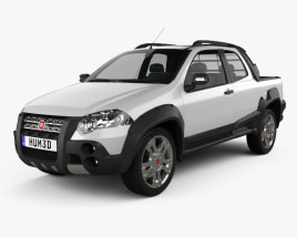 Fiat Strada Long Cab Adventure 2014 3D model