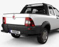 Fiat Strada Long Cab Working 2014 3d model