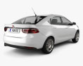 Fiat Viaggio 2016 3d model back view