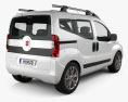 Fiat Fiorino Qubo 2014 3d model back view