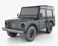 Fiat Campagnola Station Wagon 1987 Modelo 3d wire render
