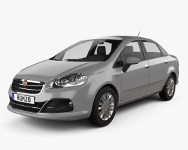 3D model of Fiat Linea 2014