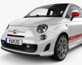 Fiat 500 Abarth 2014 Modèle 3d