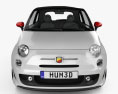 Fiat 500 Abarth 2014 3d model front view