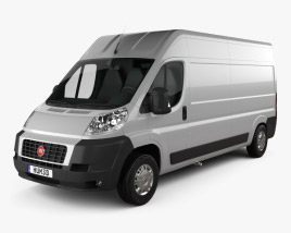Fiat Ducato Panel Van LWB 2013 3D model